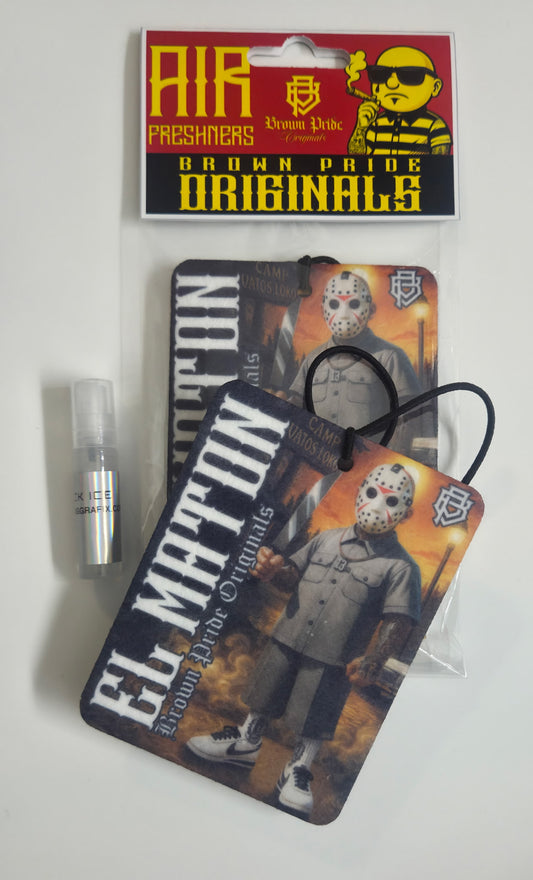 "EL MATON" Air Freshener + Scent Spray (BLACK ICE)