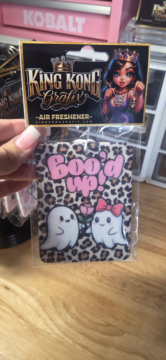 " BOO'D UP" Air Freshener + Scent Spray (Pink,Brown,&Black)