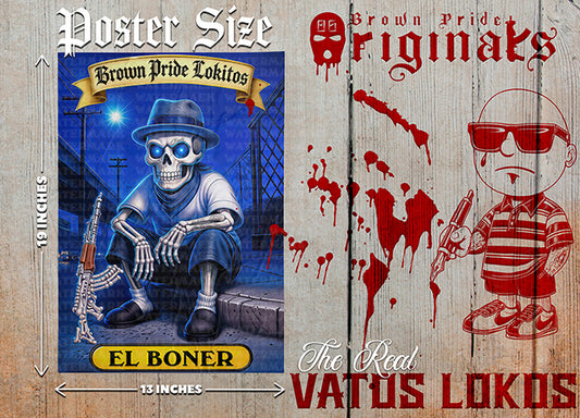 "El Boner" Premium Poster-13X19 Glossy Finish