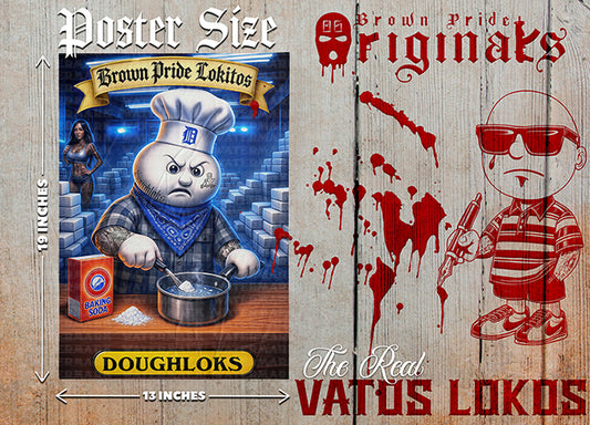 "Doughloks" Premium Poster-13X19 Glossy Finish