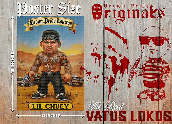 "LIL CHUEY " Premium Poster-13X19 Glossy Finish