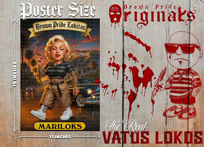 "MARILOKS " Premium Poster-13X19 Glossy Finish