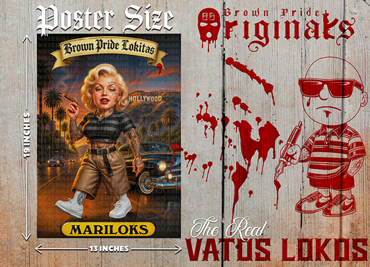 "MARILOKS " Premium Poster-13X19 Glossy Finish