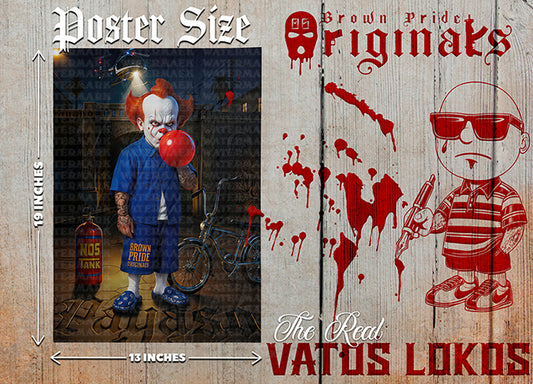 "Payaso" Premium Poster-13X19 Glossy Finish