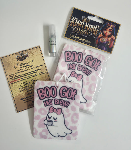 "Boo Got Her Brew" Air Freshener + Scent Spray