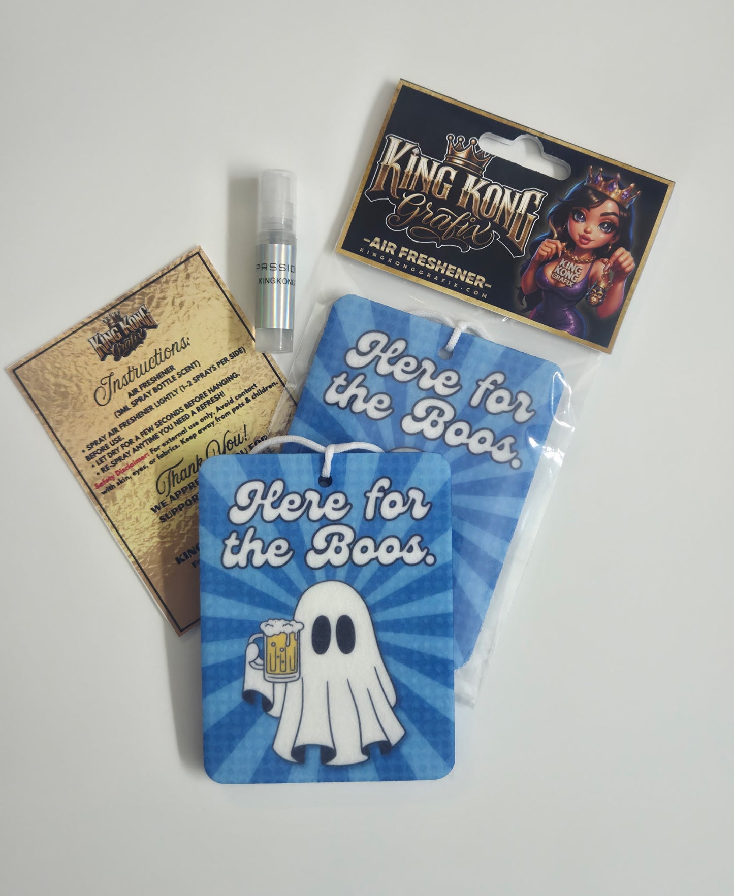 "Here for the Boos" Air Freshener + Scent Spray
