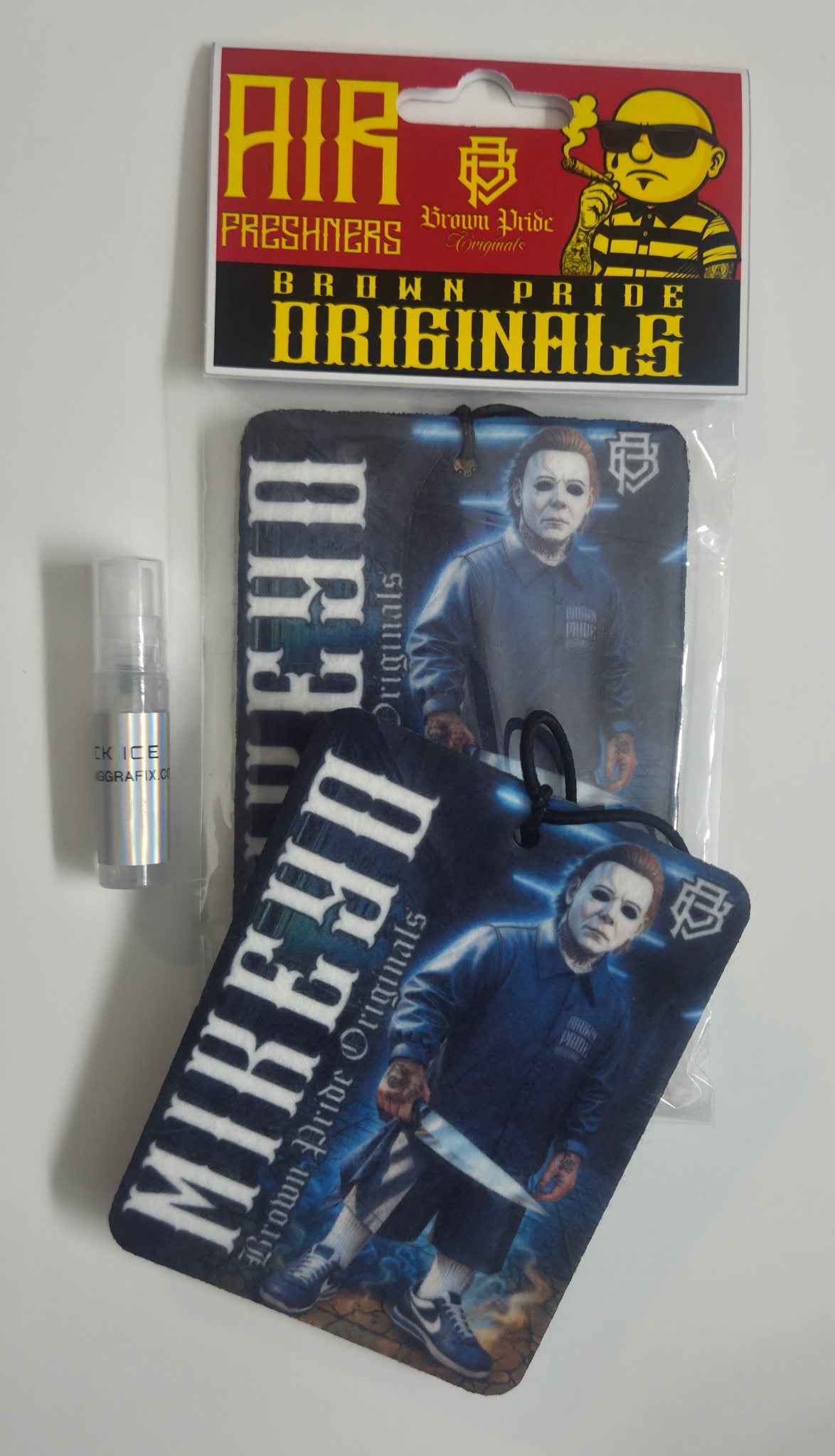 "MIKEYO" Air Freshener + Scent Spray (BLACK ICE)