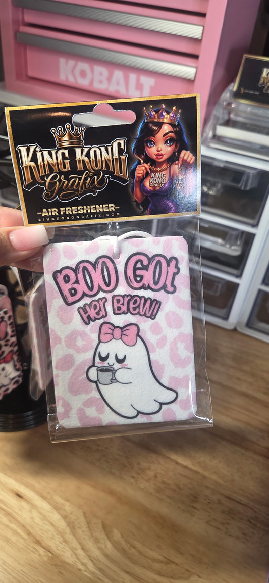 "Boo Got Her Brew" Air Freshener + Scent Spray