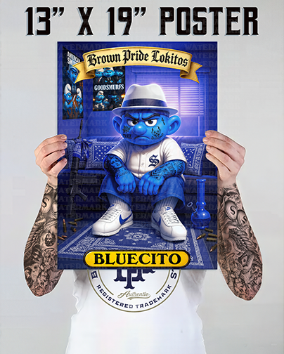 "BLUECITO " Premium Poster-13X19 Glossy Finish
