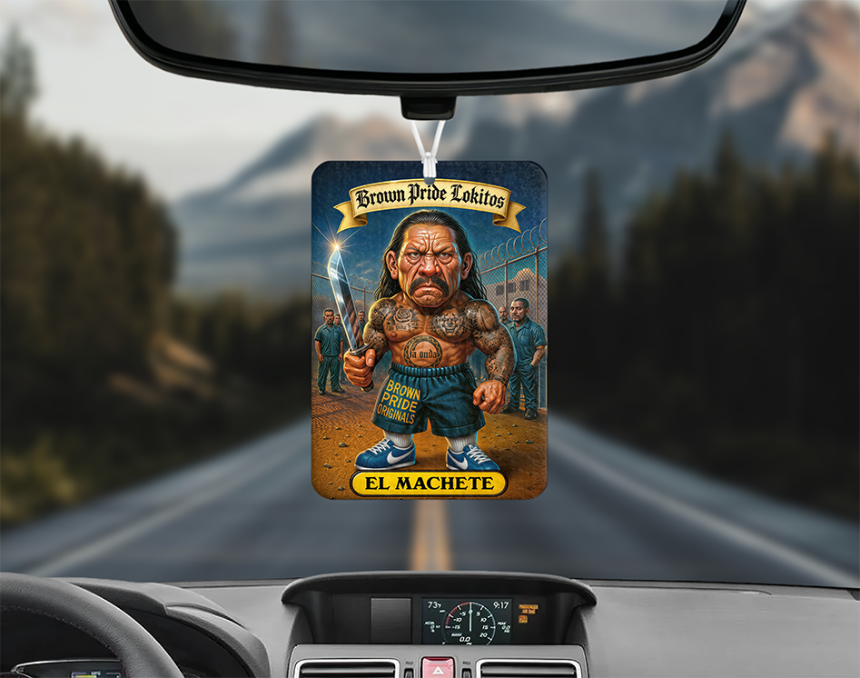 "EL MACHETE" Air Freshener + Scent Spray (BLACK ICE)