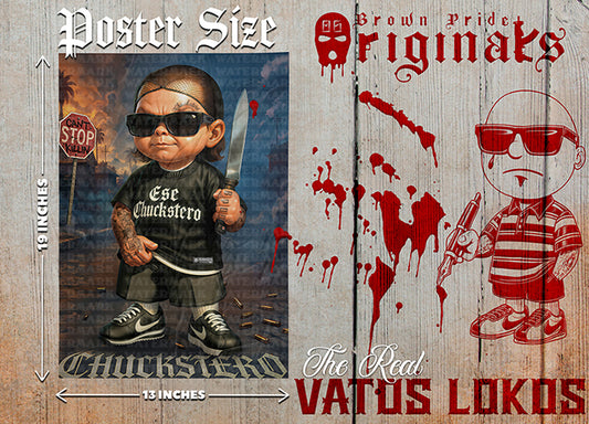 "Chucktero" Premium Poster-13X19 Glossy Finish