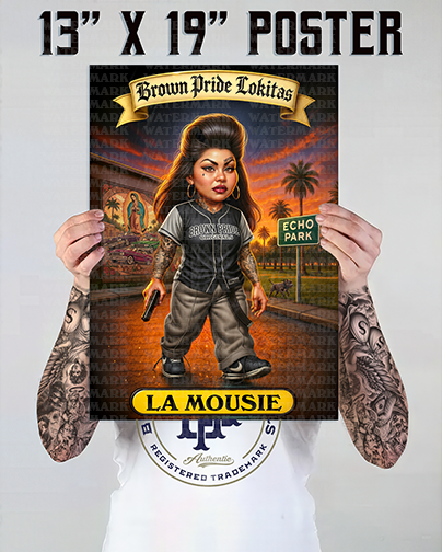 "LA MOUSIE " Premium Poster-13X19 Glossy Finish