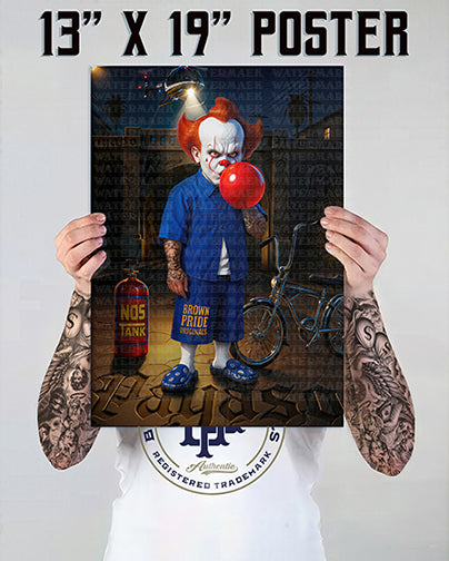 "Payaso" Premium Poster-13X19 Glossy Finish